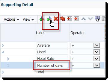 Double click the appropriate operator field and choose the correct the calculation symbol.
