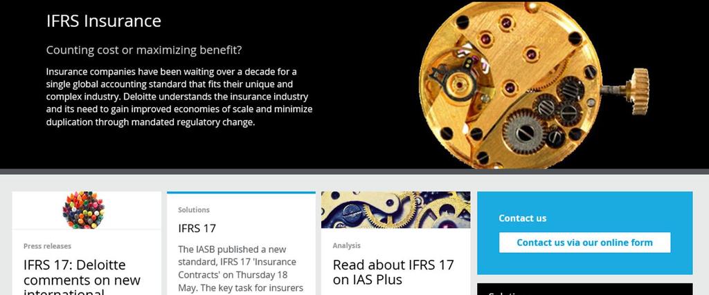 Deloitte Insights into IFRS Insurance (i2ii) to your internet favourites