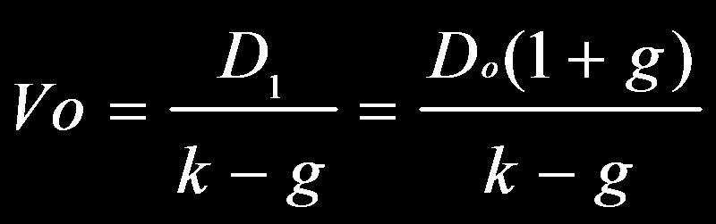 Constant Growth Model The constant-growth version of the DDM asserts that if dividends are expected to grow at a constant rate