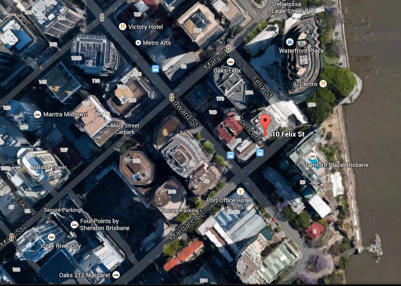 Location & Key Benefits The property is located in the centre of the Golden Triangle in the Brisbane CBD, directly behind Waterfront Place and <25m to the riverfront Key benefits of the Property are: