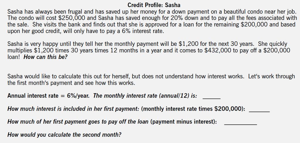 Credit Lesson 3 Time: 20 Minutes Objective: Understand the different types of loans and how interest is calculated.