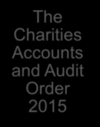 The Charities Accounts and Audit Order 2015 PE 31 March 2015