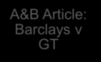 Handouts A&B Article: Barclays