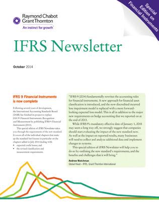 IFRS 15 Revenue from Contracts with Customers IFRS 15 is effective for accounting periods beginning on or after January 1, 2017.