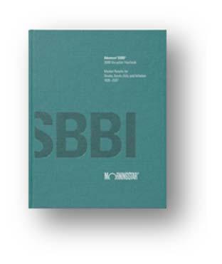 2015 Valuation Handbook Guide to Cost of Capital Valuation professionals have relied on the Morningstar/Ibbotson SBBI Valuation Yearbook since 1999 for critical year-end data for estimating the cost