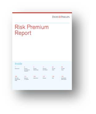 The 2015 Valuation Handbook Guide to Cost of Capital includes TWO vital sets of valuation data: (i) the equity risk premia, size premia, and industry risk premia data previously published in the SBBI