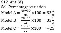 Q12. For which models was the percentage variation in production from 2007 to 2008 the maximum? (a) B and C (b) C and D (c) D and E (d) A and B (e) None of these Q13.
