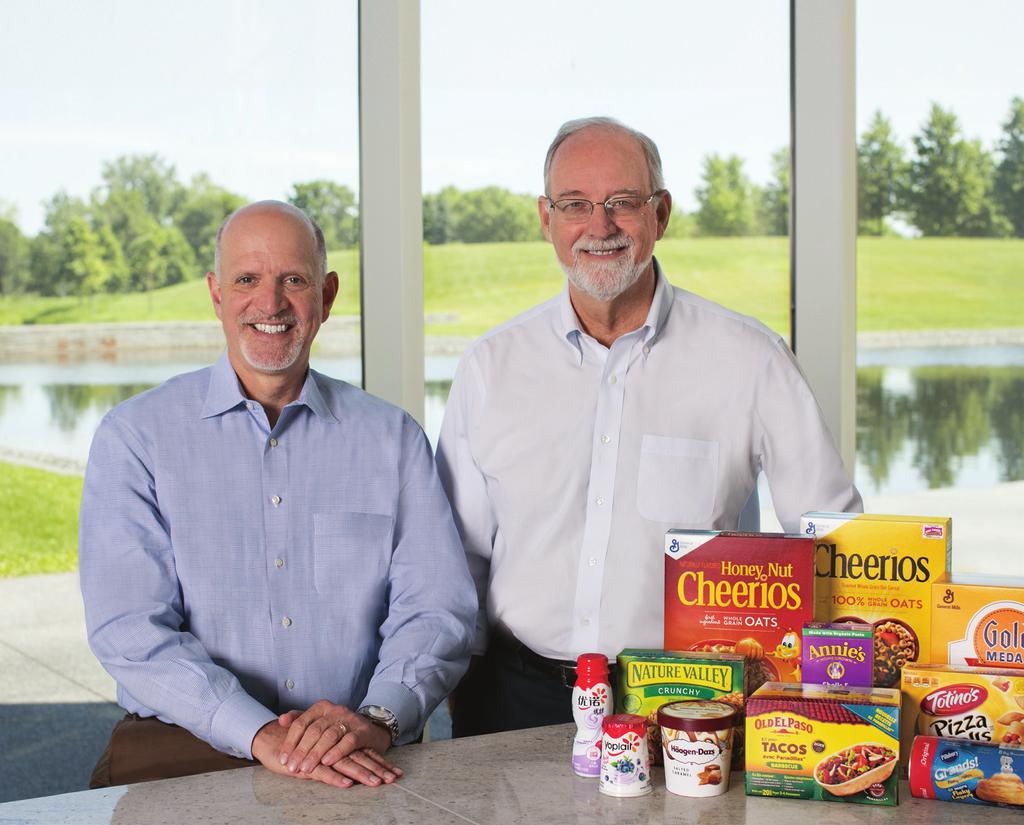 02 GENERAL MILLS Jeff Harmening (left) Chief Executive Officer Ken Powell (right) Chairman of the Board TO OUR SHAREHOLDERS Fiscal 2017 was a year of significant change for General Mills.