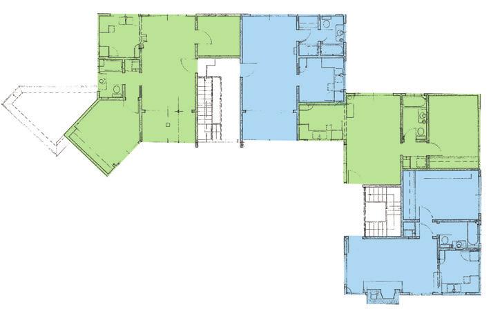 Floor Plans Unit #5 1BD, 683 SF Unit #6 Studio, 440 SF Deck Deck Unit #7 1BD, 594 SF SECOND FLOOR Unit #1 1BD, 673 SF Unit #2 Studio, 521 SF Unit #3 1BD, 594 SF Unit #8