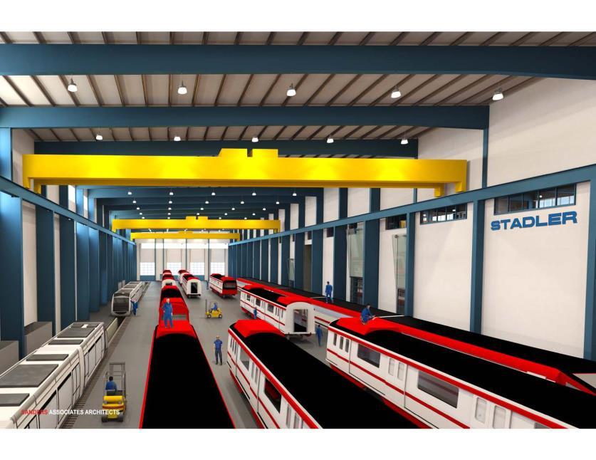 PROJECT INFORMATION STADLER RAIL: New Project Located at 5600 West and I-80 950,000 sf