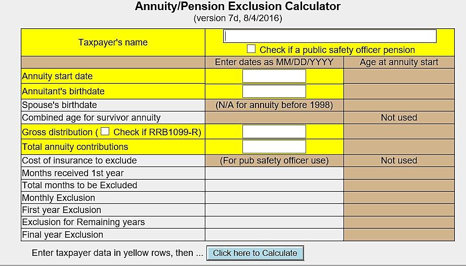 Bogart Pension Calculator with PSO