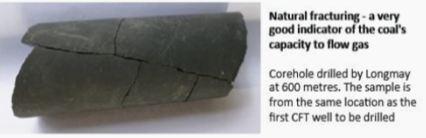 About the Coal and Coal Seams Carboniferous-Permian sediments Coal seams at depths of 400-1,700 metres optimum for coal gas 5 cored coal seams
