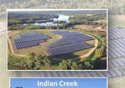 0 MW offset plant auxiliary power Indian Creek Nature Center: Partnership and