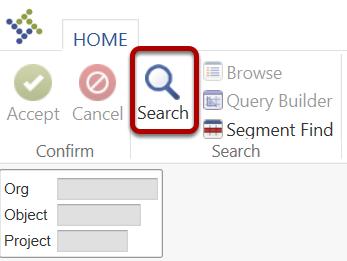 Choose your proj ect number Using the Search button, look up your project. See next screen shot.