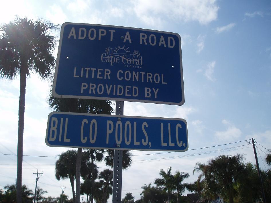Adopt-A-Road Program Program resurrected in FY2010. Select divided roadways, with unimproved medians, have trash picked up six times a year by volunteer groups.