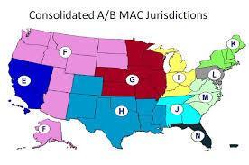 Medicare Part A/B Jurisdictions There are 10 jurisdictions