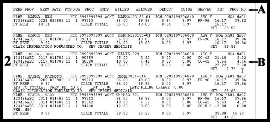 1.4.1 Header Information Section 1 of Figure 11 and Figure 12 shows the header information that appears on all pages of a Professional SPR.
