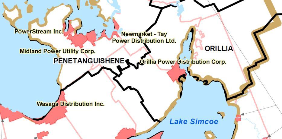 including approximately $150 million of assumed debt, subject to closing adjustments Orillia Power Distribution Key points Hydro One Area Non Hydro One Area Transaction announced August 15, 2016 $41.