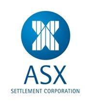 Settlement Facilitation Service Agreement Between ASX Settlement Pty Limited ABN 49 008