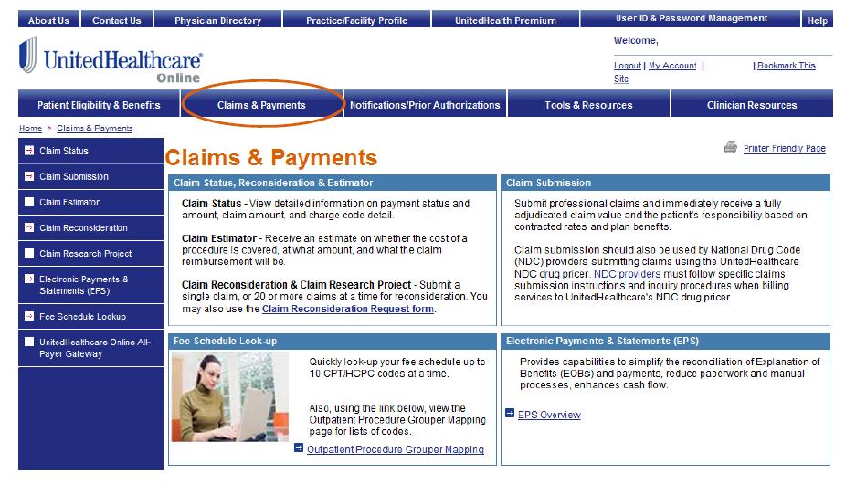 Claims and Payments