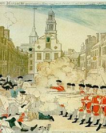 Bottom Flap Propaganda by the Sons of Liberty popularized the term Boston Massacre.