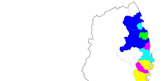 Population) in each Municipalities