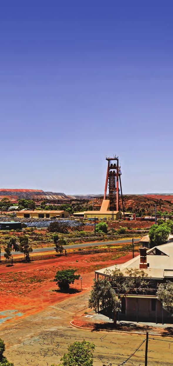 Spotlight on Western Australia Western Australia remains a large global player in mining services, accounting for: world iron ore 37.5% production 6.0% world gold production 9.