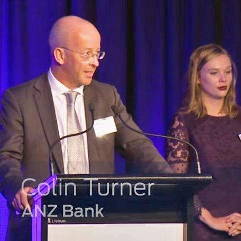 ANZ Bank s Colin Turner wins Finance Benchmarks gong February 2016 Common decision platform earns nod It's great that our technology is being recognised for