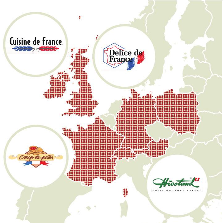 Our Markets Food Europe Food Europe has leading market positions in the speciality bakery market in Switzerland, Germany, Poland, the UK, Ireland and