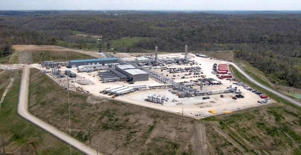 Blue Racer Midstream Overview Berne Complex n Location: NW Monroe County, Ohio
