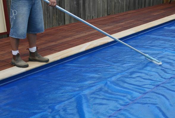 Installation Installation of your solar pool cover is a simple and easy procedure.