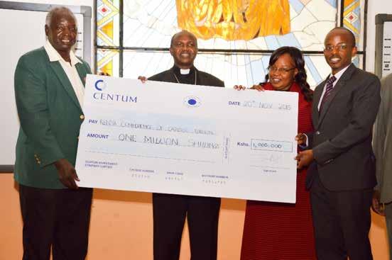 SUSTAINABILITY REPORT OTHER CORPORATE SOCIAL INITIATIVES In August 2015, Centum supported the Aspire Conference held by the Greenhorn Mentorship Program.
