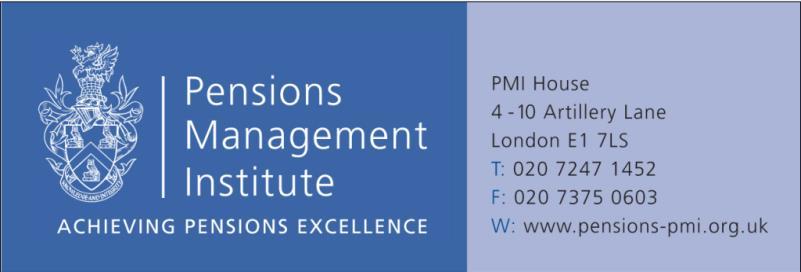 PMI Level 2 Award in Pensions Essentials Qualification Specification