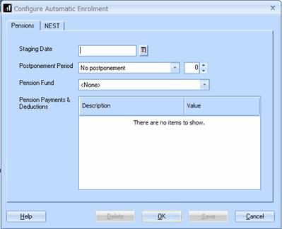 Configure auto enrolment The next stage in your preparation is to configure auto enrolment for each of your companies.