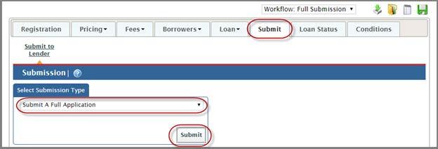Click on the Loan Status tab. b.