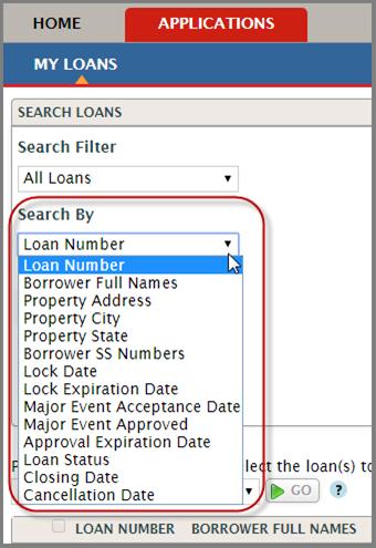 Click on LOAN NUMBER column header twice to sort and bring the most recent loan imported to