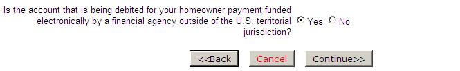 account number and bank routing number. 14 Click Continue Association Pay Date of First Debit Page.