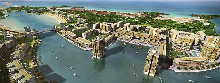 The multi-billion dirhams real estate project included residential, retail, entertainment, hotel, branded apartments, and a marina.