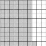 Test B 1. What percent is modeled by the shaded part of the grid? 7. Order the numbers from least to greatest. 3%, 0., or 5 8 2. A store is selling all of its items for 15% off.