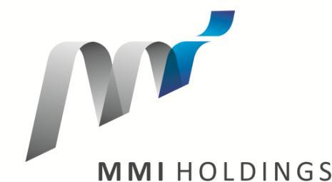 MMI Holdings Limited Incorporated in the Republic of South Africa Registration Number: 2000/031756/06 JSE share code: MMI NSX share code: MIM ISIN: ZAE000149902 ("MMI" or "the group") MMI HOLDINGS