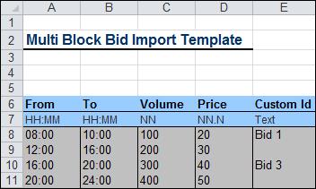 Fill in the data and select the blocks to be copied like illustrated below.