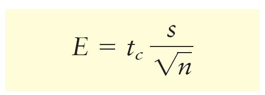Example -Find the t-value for the following data: a). 27.62 b). 0.11 x 55.2, 58.1, s 4.