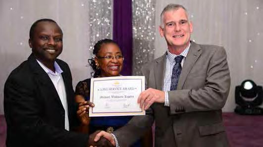 In recognition of employees commitment and dedication to the Company, British American Tobacco Kenya shows its appreciation towards their contribution through its annual Long Service Awards