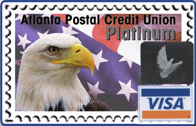 Atlanta Postal Credit Union VISA Platinum Credit Card*.