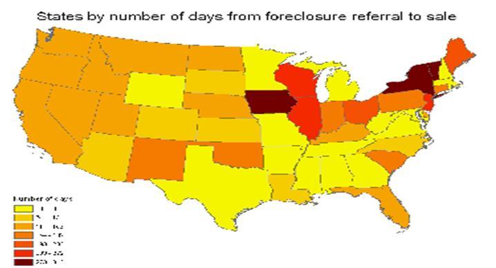 Foreclosure Process and Speed of Foreclosure Source: Analysis by Amy Crews Cutts and William A.