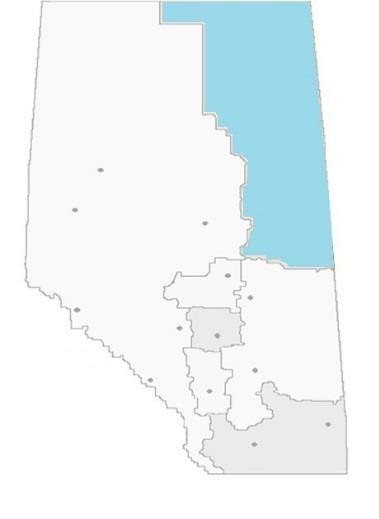 Wood Buffalo-Cold Lake In 2017, the region s participation rate, at 76.7%, was the highest among all regions The Wood Buffalo-Cold Lake region saw a 17.