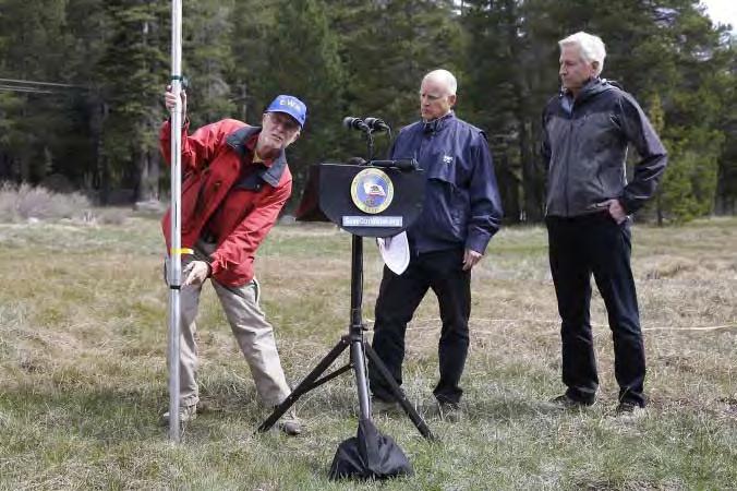 Update on Supply Conditions and Drought Response Actions April 1, 2015 Manual Snow Survey (AP Photo/Rich