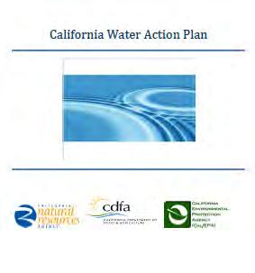 a challenge Investments consistent with Governor's Water Action Plan for California Increase regional