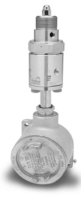 Catalog 4512/US AVR4 Series Electrically Heated Pressure Reducing Regulator Parker Hannifin Corporation s presents the AVR4 Series electronically heated vaporizing pressure reducing regulator.