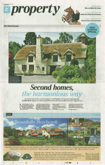 The Daily Telegraph 12-full page advertisements per year Readership: 1,639,000 Property is The Daily Telegraph s standalone property supplement which is published every Saturday, its highest